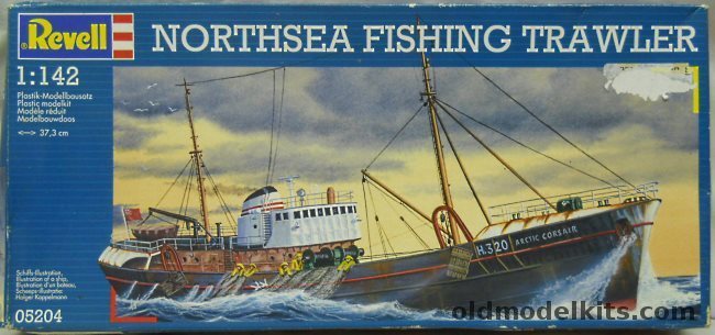 Revell 1/142 North Sea Fishing Trawler (Formerly Trawler Kandahar), 05204 plastic model kit